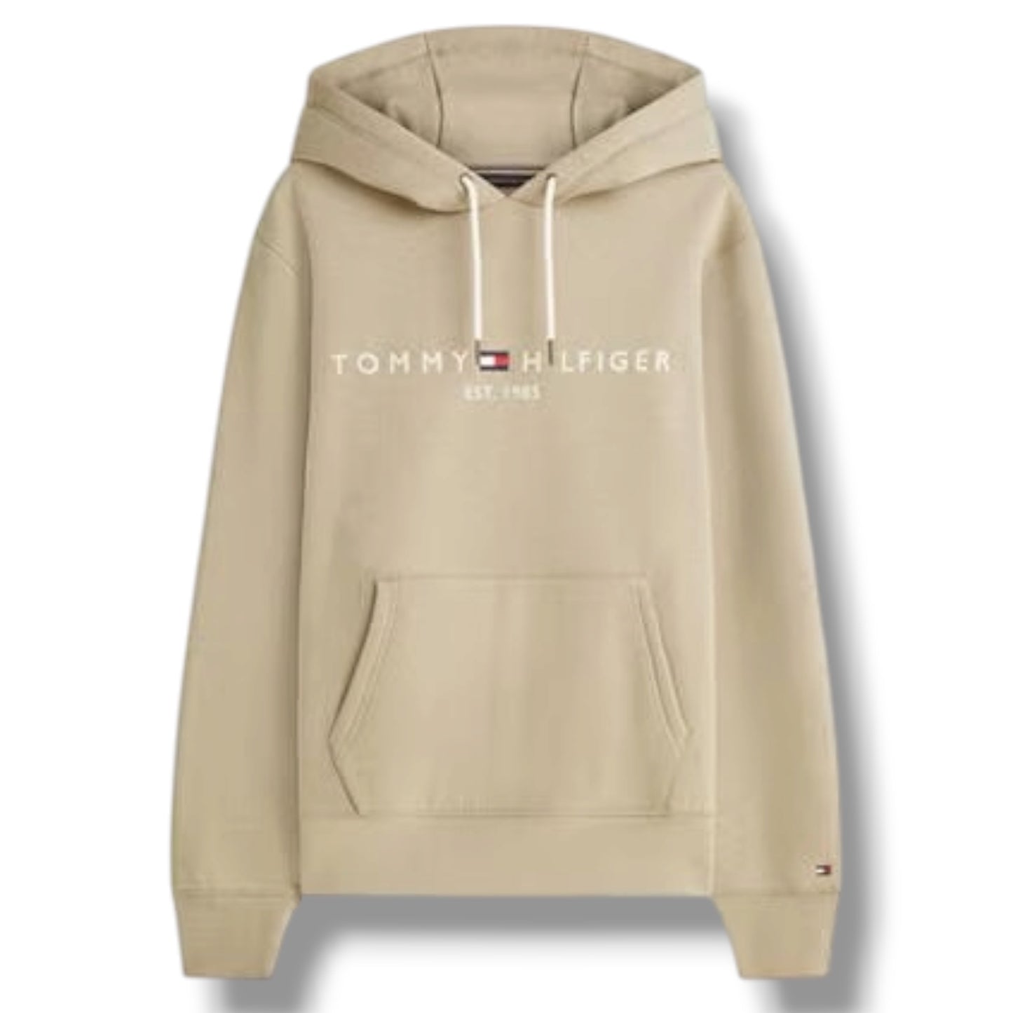 TOMMY HILFIGER LOGO OTTH HOODIE BEIGE