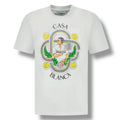 CASABLANCA LE JOUEUR TENNIS PLAYER T-SHIRT WHITE