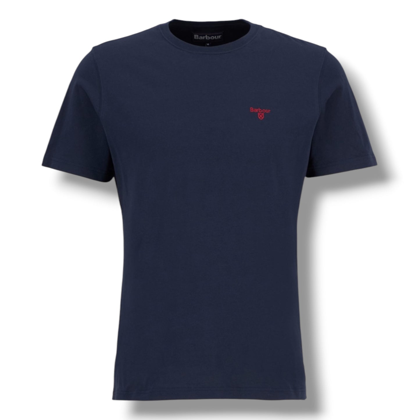BARBOUR SMALL LOGO T-SHIRT & SWIM SHORTS SET NAVY BLUE