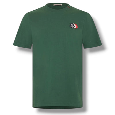 MONCLER TRIPLE LOGO T-SHIRT GREEN