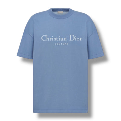 DIOR VINTAGE LOGO T-SHIRT BLUE