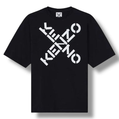 KENZO CROSS LOGO T-SHIRT BLACK