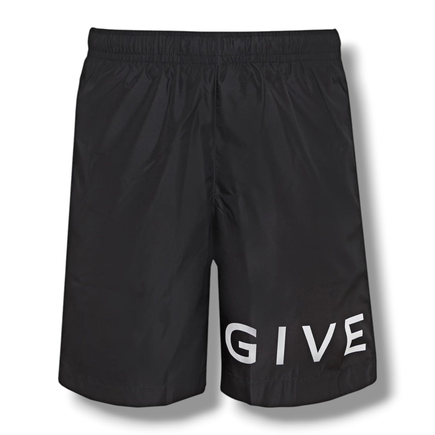 GIVENCHY LOGO SWIM SHORTS BLACK