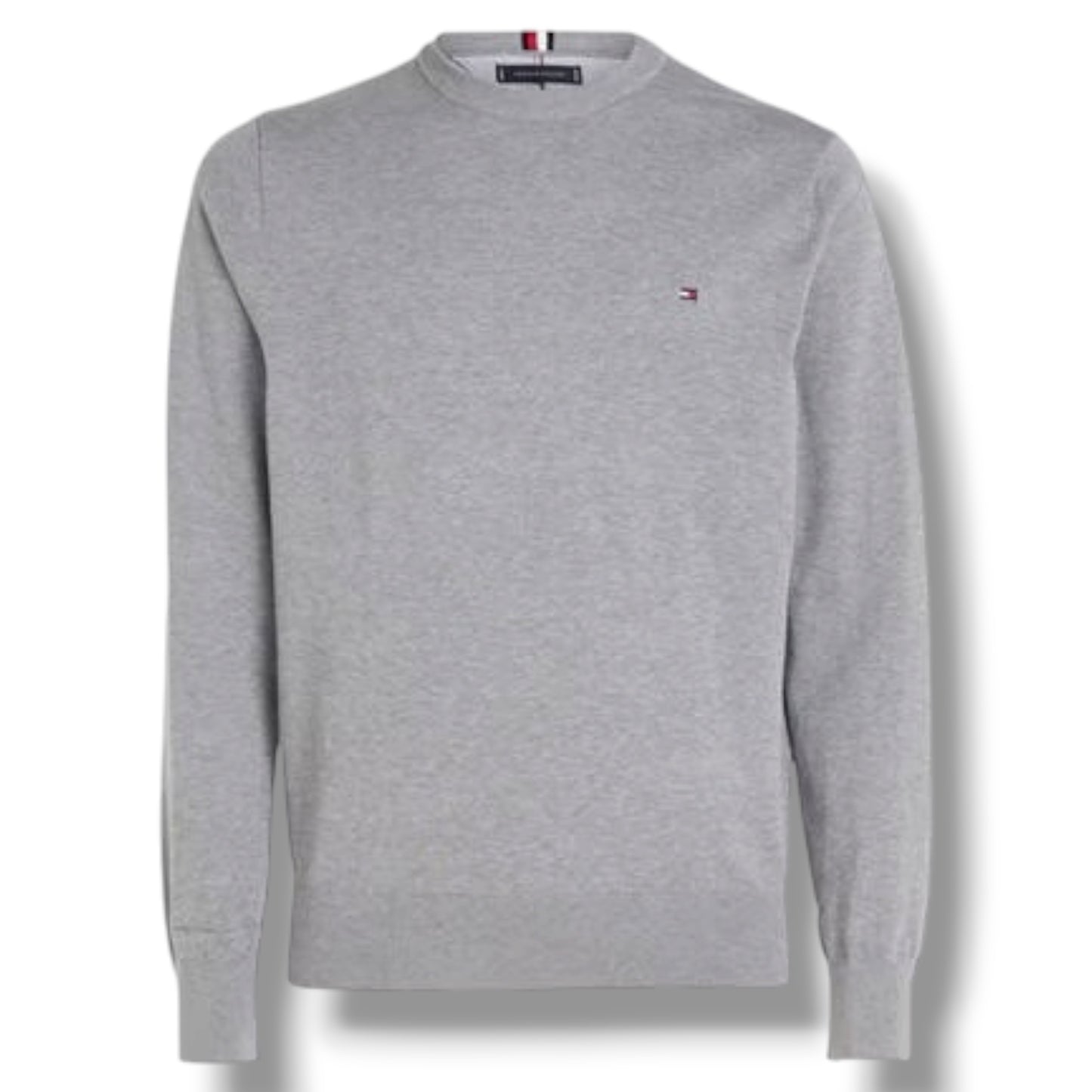 TOMMY HILFIGER THIN KNIT SWEATER GREY