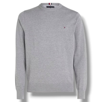 TOMMY HILFIGER THIN KNIT SWEATER GREY