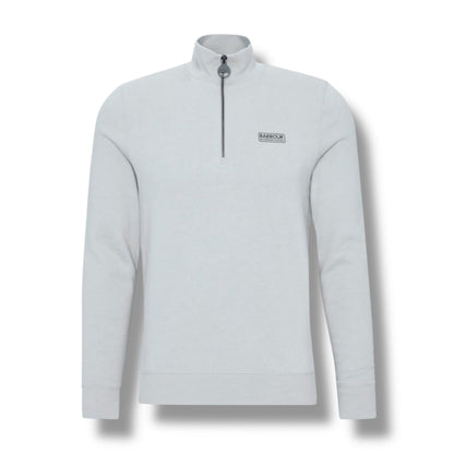 BARBOUR INTERNATIONAL 1/4 ZIP SWEATSHIRT GREY