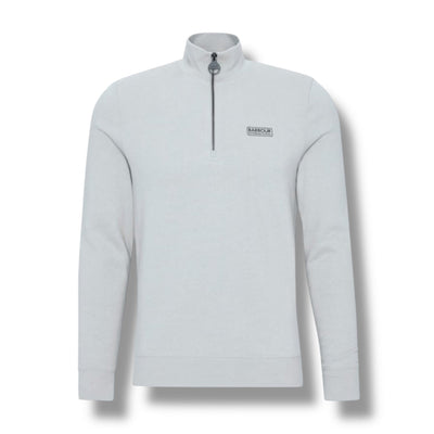 BARBOUR INTERNATIONAL 1/4 ZIP SWEATSHIRT GREY