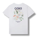 CASABLANCA EQUIPMENT SPORTIF T-SHIRT WHITE