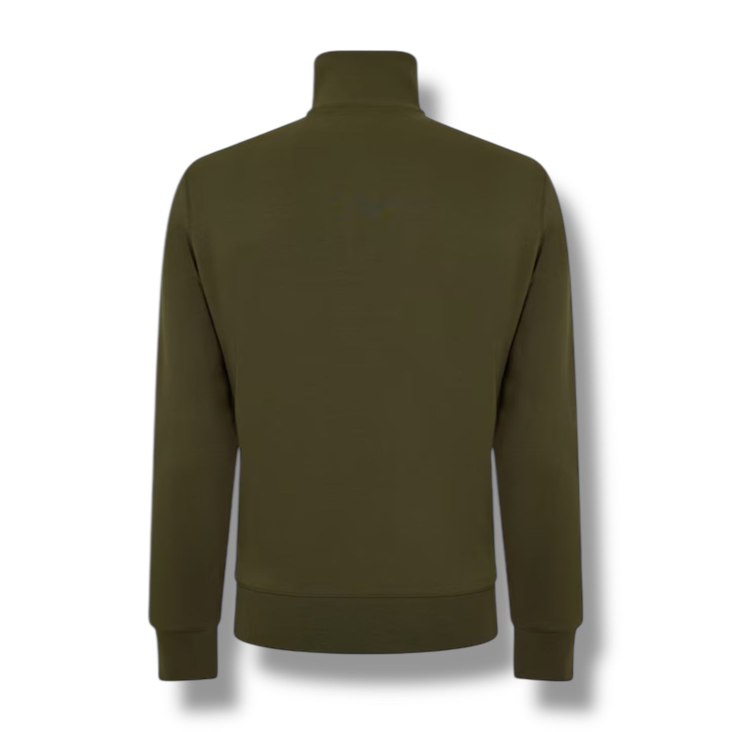 RALPH LAUREN TECH 1/4 ZIP SWEATSHIRT OLIVE GREEN