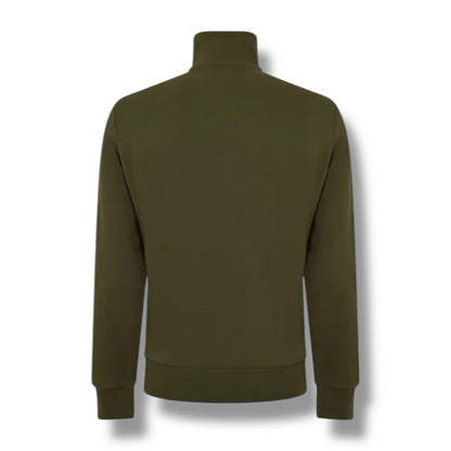 RALPH LAUREN TECH 1/4 ZIP SWEATSHIRT OLIVE GREEN