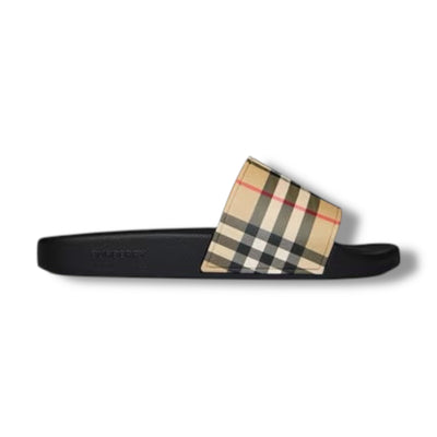 BURBERRY FURLEY SLIDERS BEIGE