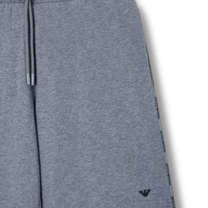 EMPORIO ARMANI TRIM 1/4 ZIP FULL TRACKSUIT GREY
