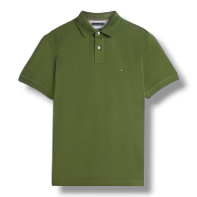 TOMMY HILFIGER CORE POLO SHIRT PINE GREEN