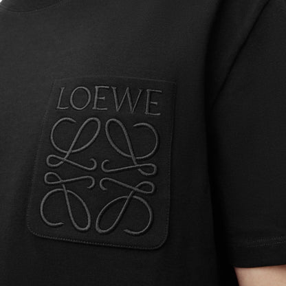 LOEWE POCKET T-SHIRT BLACK