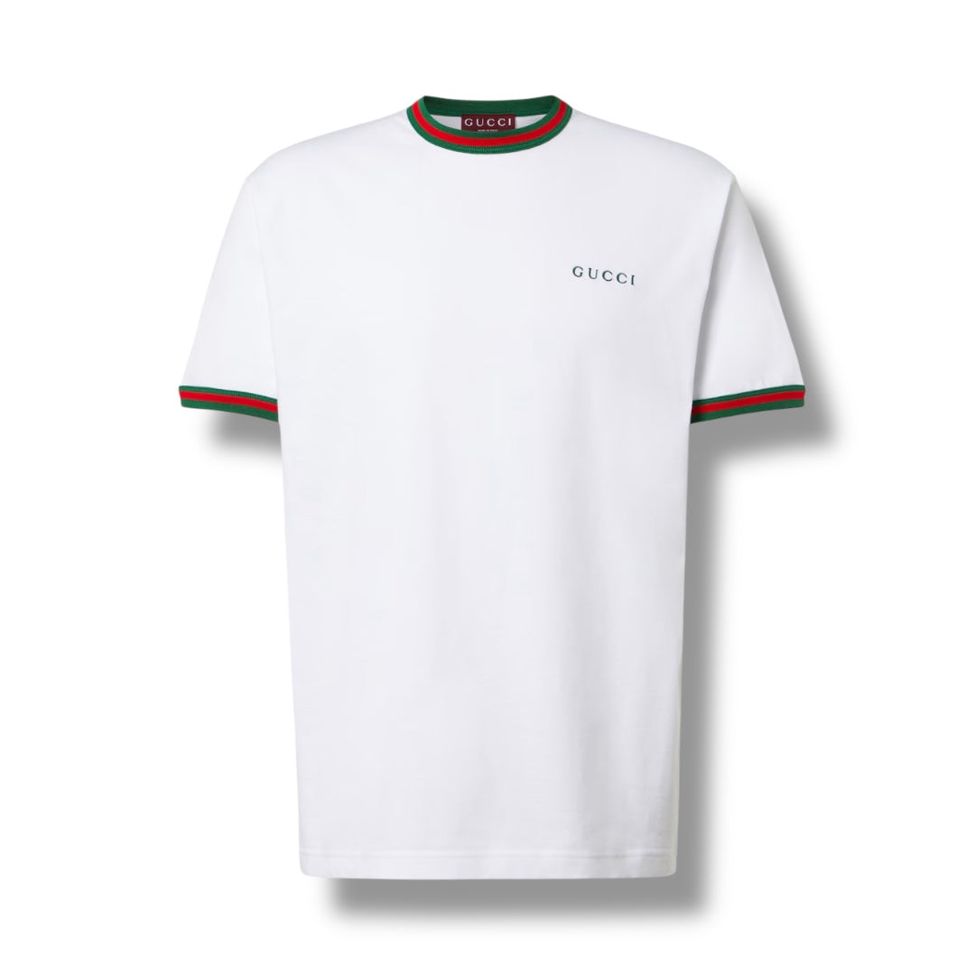 GUCCI TRIM T-SHIRT WHITE