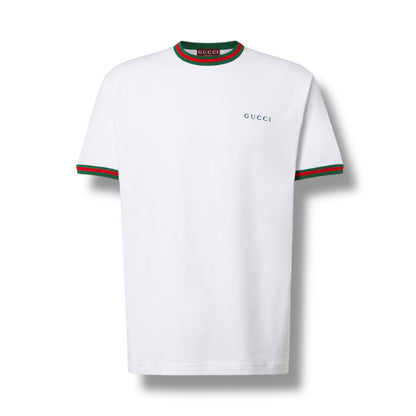 GUCCI TRIM T-SHIRT WHITE