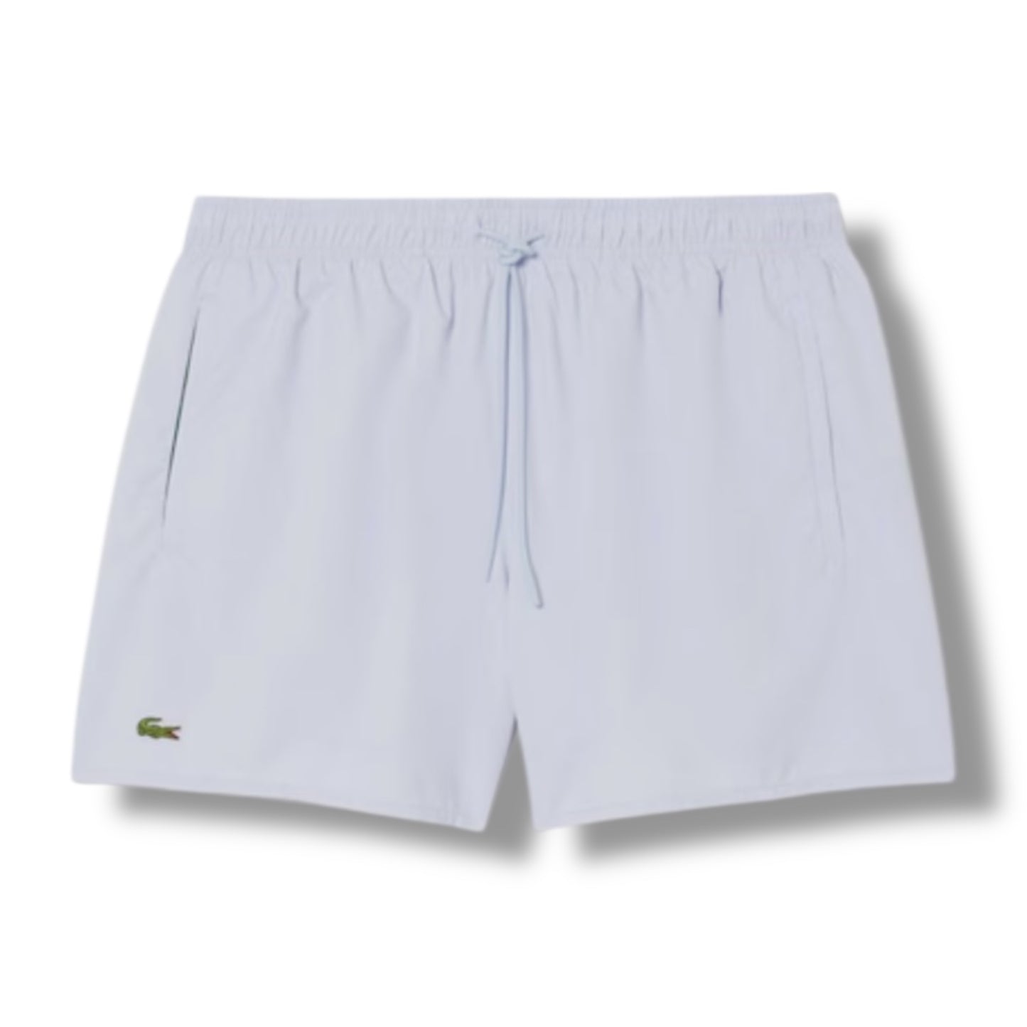LACOSTE SMALL LOGO T-SHIRT & SWIM SHORTS SET LIGHT BLUE & LIGHT BLUE