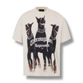 REPRESENT THOROUGHBRED DOG T-SHIRT WASHED WHITE
