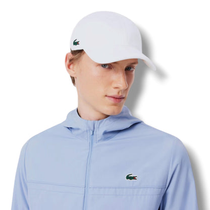 LACOSTE TECH BASEBALL CAP WHITE