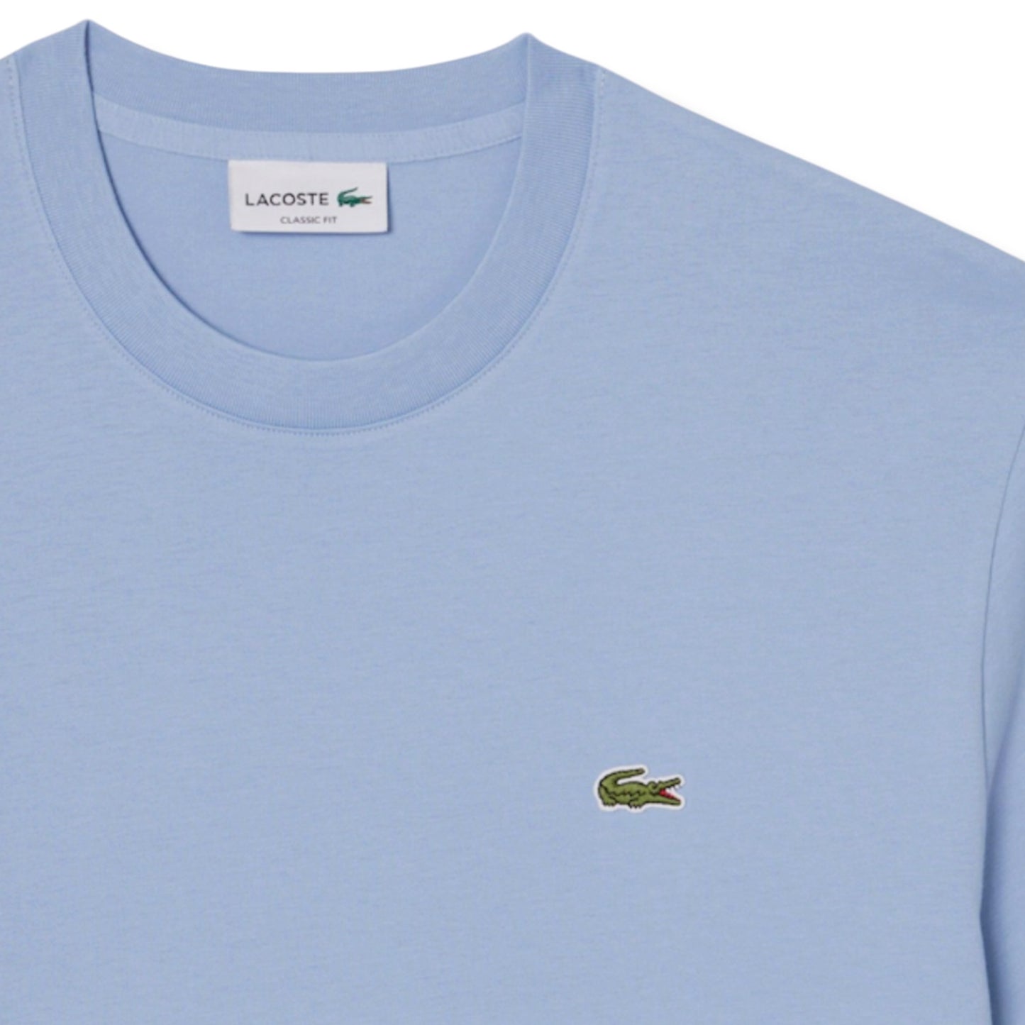 LACOSTE SMALL LOGO T-SHIRT & JERSEY SHORTS SET LIGHT BLUE