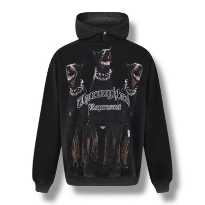 REPRESENT THOROUGHBRED DOG OTTH HOODIE BLACK