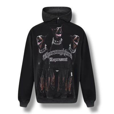 REPRESENT THOROUGHBRED DOG OTTH HOODIE BLACK