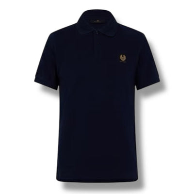 BELSTAFF PATCH LOGO POLO SHIRT DARK INK BLUE