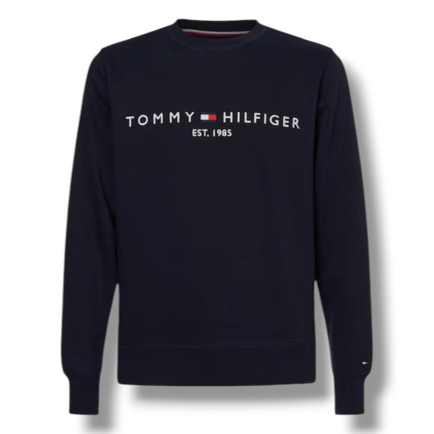TOMMY HILFIGER LOGO SWEATSHIRT NAVY BLUE
