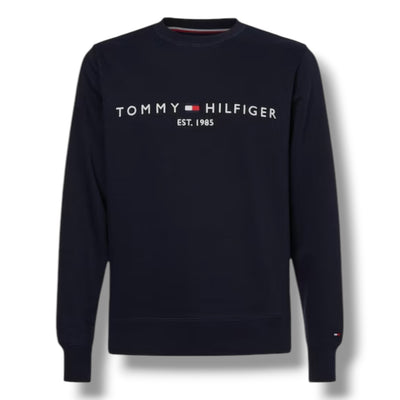 TOMMY HILFIGER LOGO SWEATSHIRT NAVY BLUE