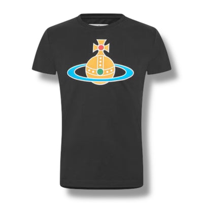 VIVIENNE WESTWOOD LARGE ORB T SHIRT BLACK