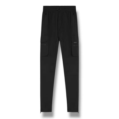 REPRESENT 247 NYLON CARGO PANTS BLACK