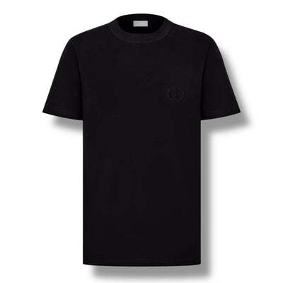 DIOR CD ICON LOGO T-SHIRT BLACK