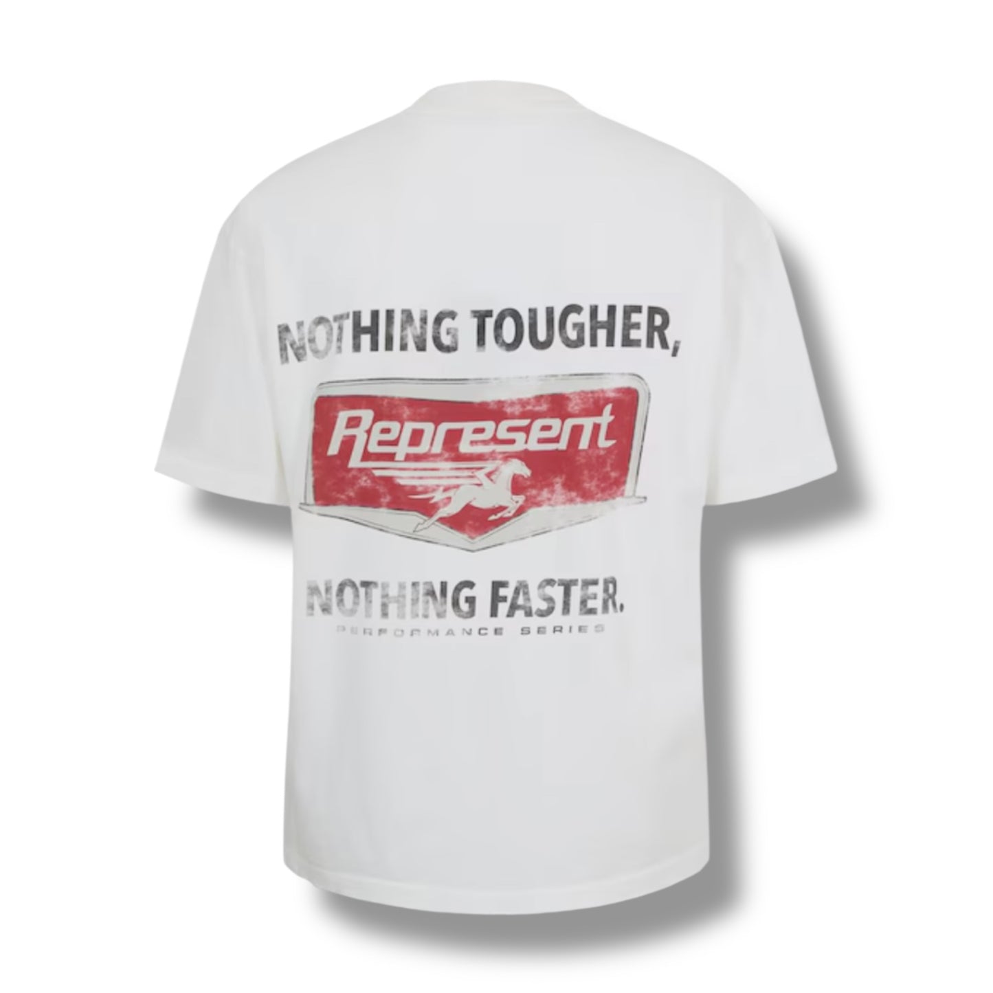 REPRESENT NOTHING FASTER T-SHIRT WHITE