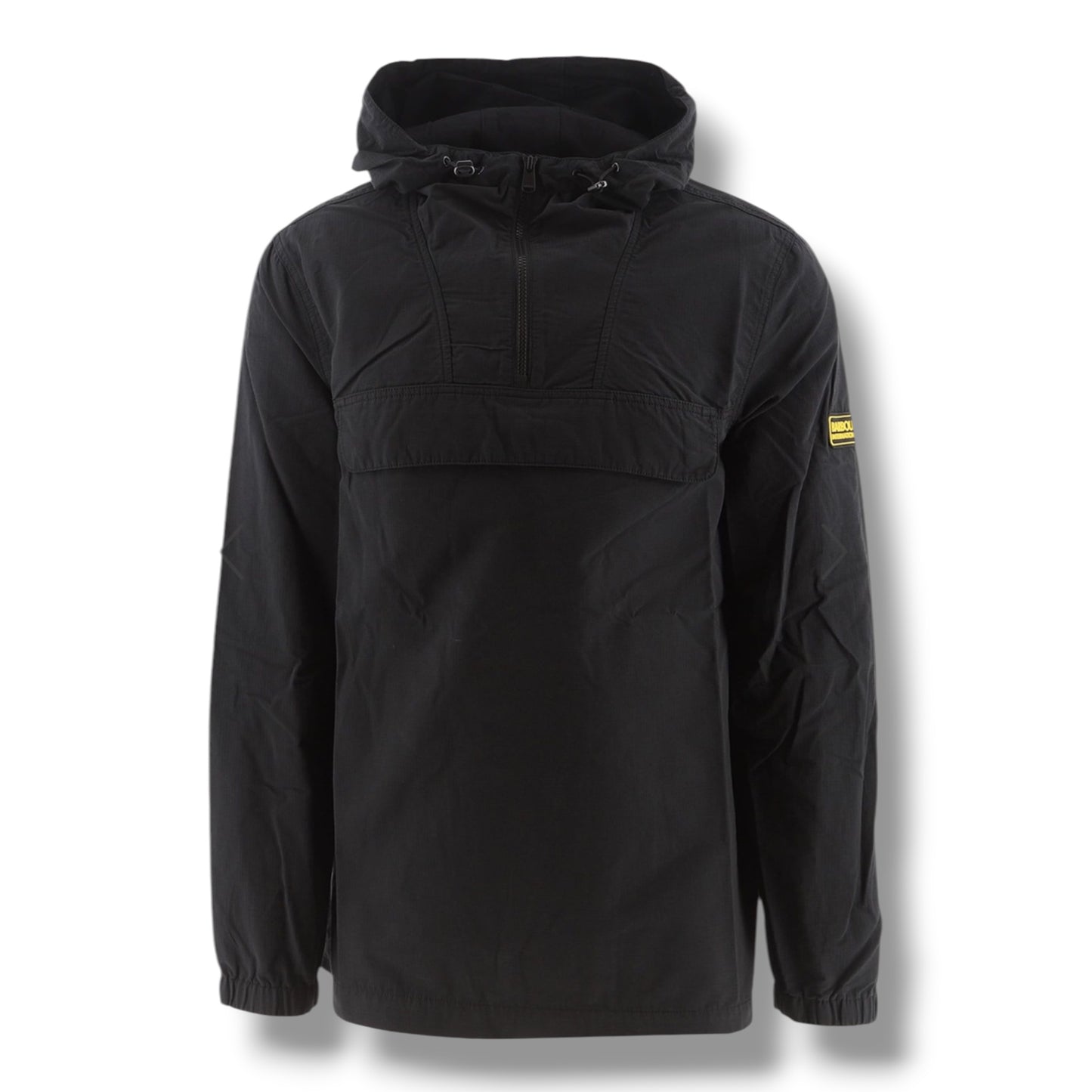 BARBOUR INTERNATIONAL POP OVER HEAD SMOCK JACKET BLACK