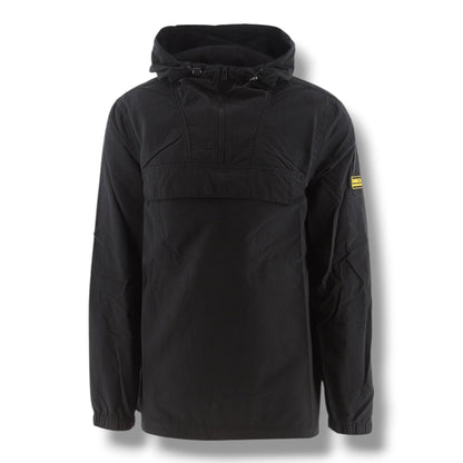 BARBOUR INTERNATIONAL POP OVER HEAD SMOCK JACKET BLACK