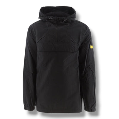 BARBOUR INTERNATIONAL POP OVER HEAD SMOCK JACKET BLACK