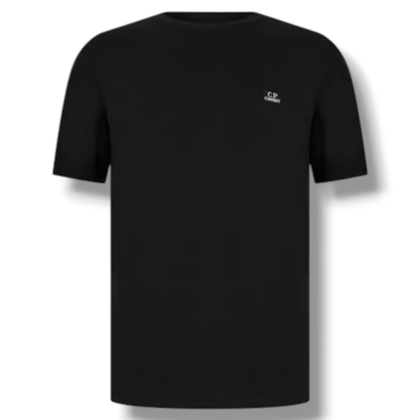 CP COMPANY SMALL LOGO T-SHIRT BLACK