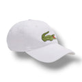 LACOSTE BIG CROC BASEBALL CAP WHITE