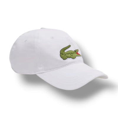 LACOSTE BIG CROC BASEBALL CAP WHITE