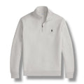 RALPH LAUREN TECH 1/4 ZIP SWEATSHIRT HEATHER GREY