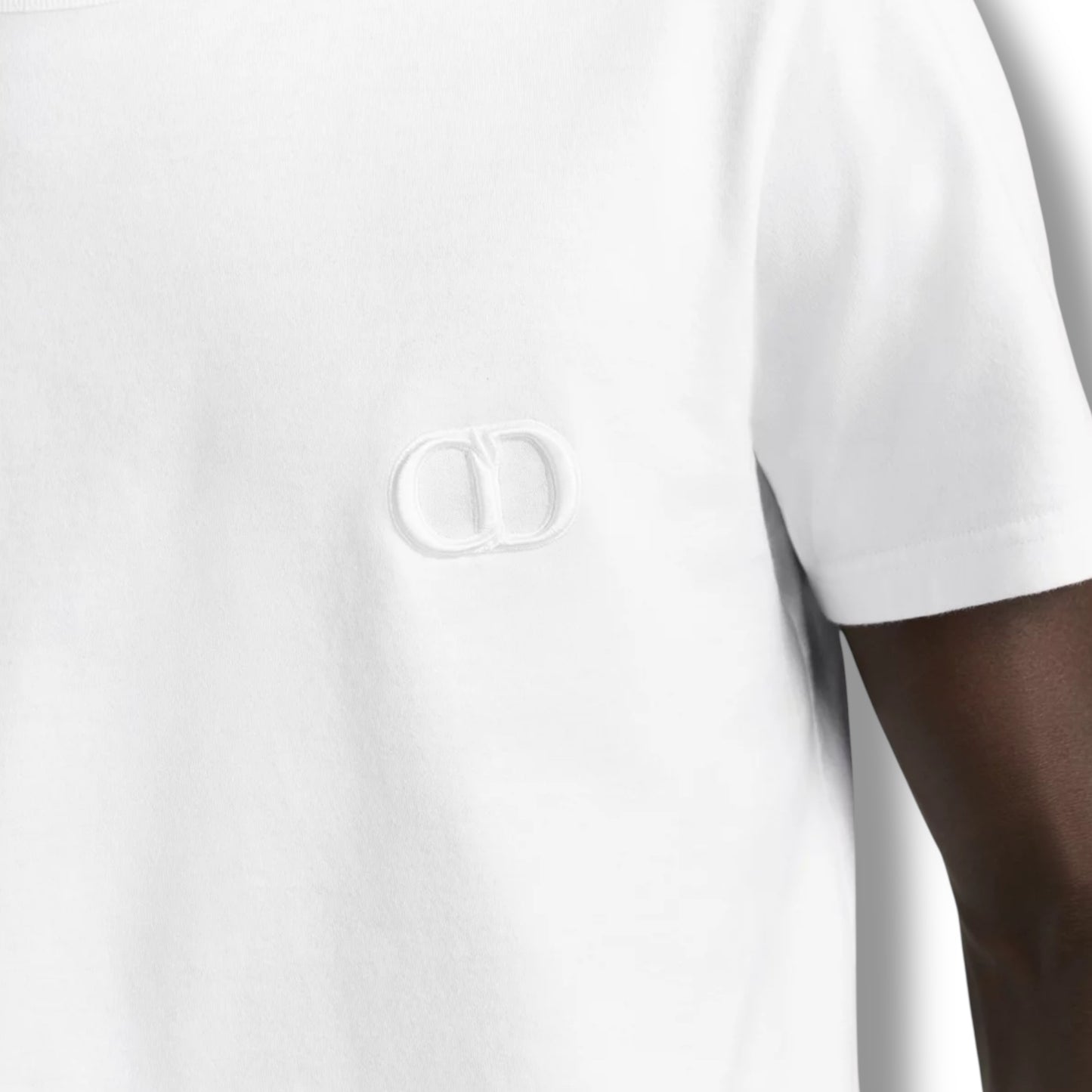 DIOR CD ICON LOGO T-SHIRT WHITE