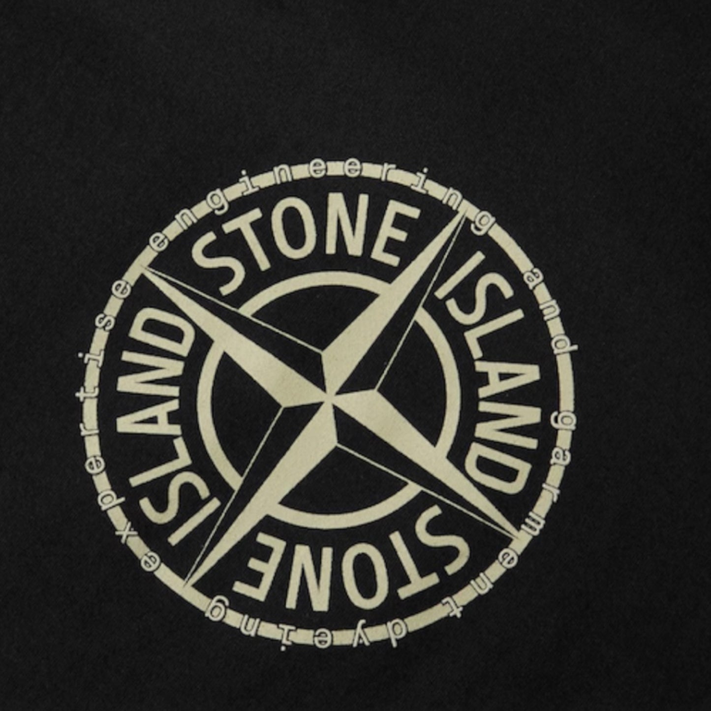 STONE ISLAND ENGINEERING LOGO T-SHIRT BLACK