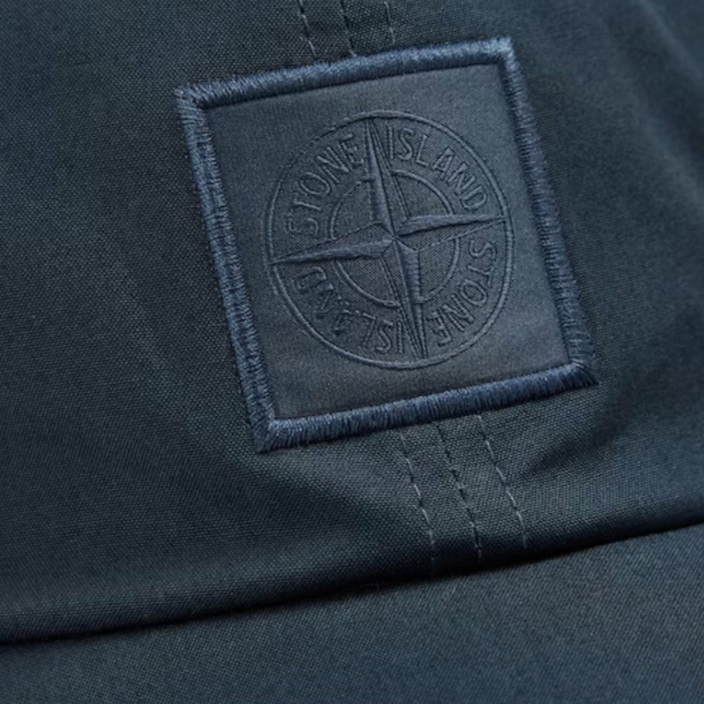 STONE ISLAND GHOST PATCH BASEBALL CAP BLUE