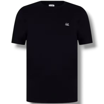 CP COMPANY GOGGLE BACK LOGO T-SHIRT BLACK