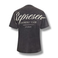 REPRESENT OWNERS CLUB SCRIPT T-SHIRT WASHED BLACK