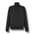 RALPH LAUREN TECH 1/4 ZIP SWEATSHIRT BLACK