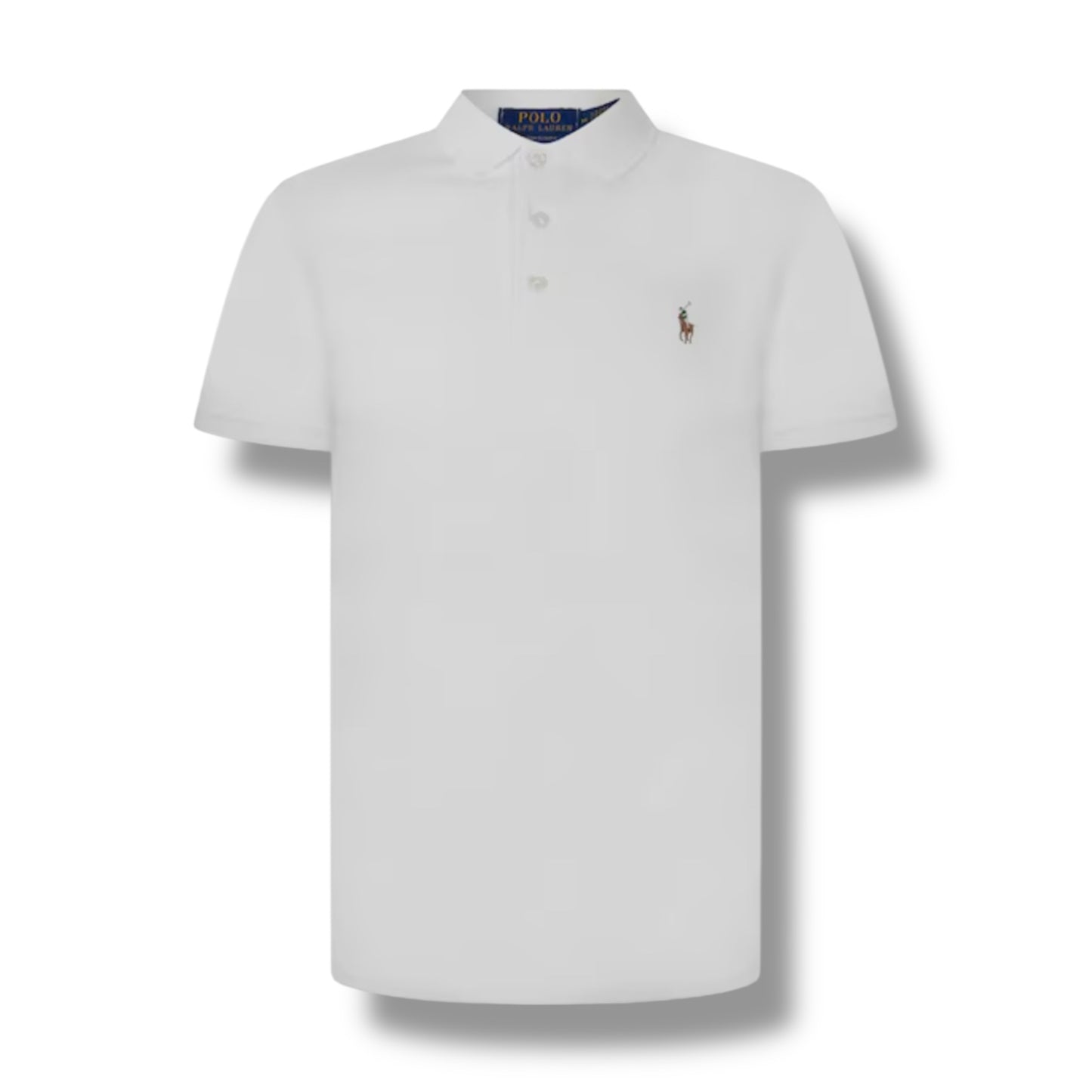 RALPH LAUREN SLIM FIT POLO SHIRT WHITE