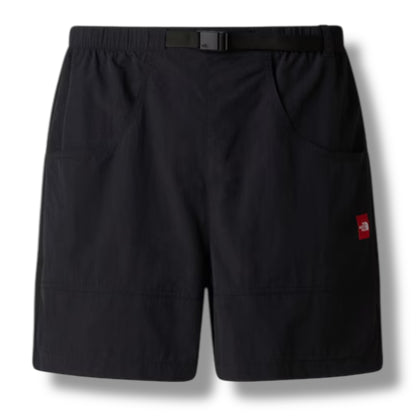 THE NORTH FACE TNF RED BOX T-SHIRT & NYLON SHORTS SET GREEN & BLACK