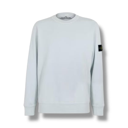STONE ISLAND SWEATSHIRT & JERSEY SHORTS SET SKY BLUE