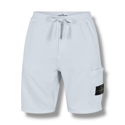 STONE ISLAND JERSEY CARGO SHORTS SKY BLUE